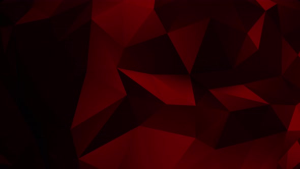 3d Low Poly Red Background