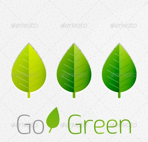 Spring / Summer Green Leaves Nature Background - Flowers & Plants Nature