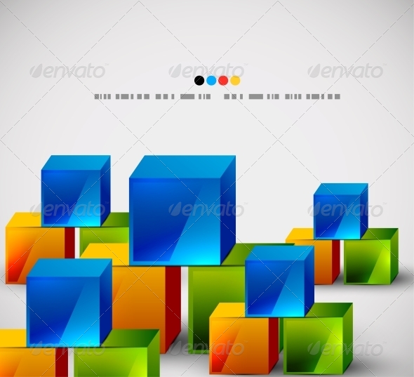Abstract Square Banners - Backgrounds Decorative