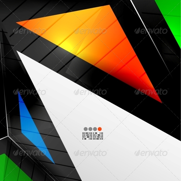 Abstract 3D Geometrical Design - Backgrounds Decorative