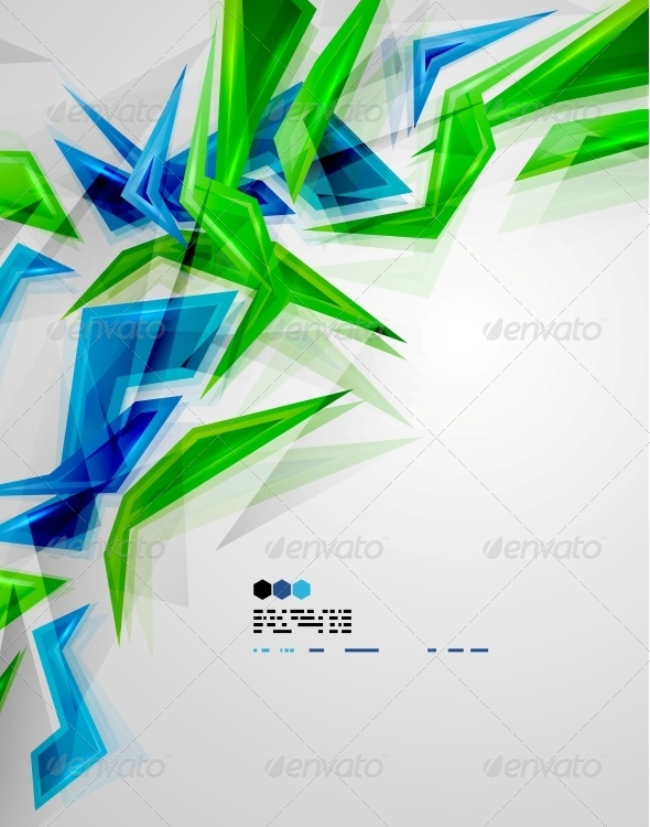 Colorful Glass Pieces - Web Technology