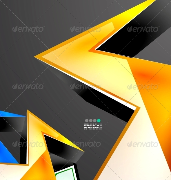 Abstract 3D Geometrical Design - Backgrounds Decorative