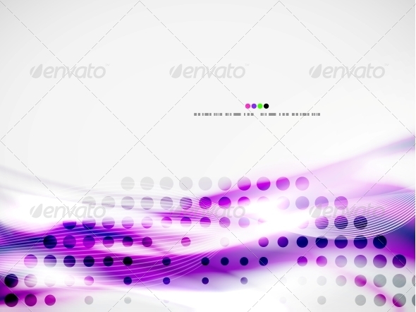 Wave Abstract Design Template - Miscellaneous Conceptual
