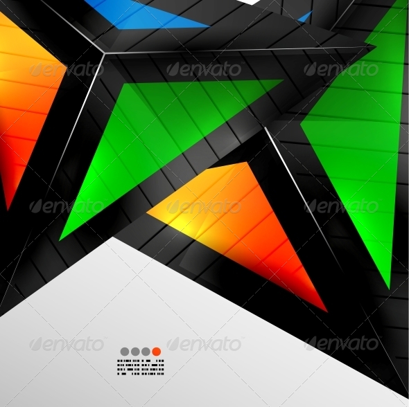 Abstract 3D Geometrical Design - Backgrounds Decorative