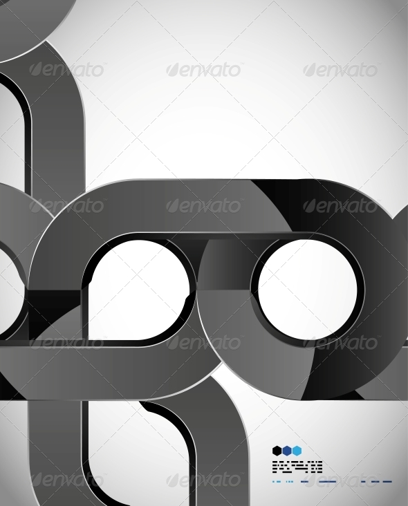 Aabstract Swirl Techno Shape Design - Miscellaneous Conceptual
