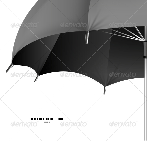 Vector Umbrella Protection Concept - Web Technology
