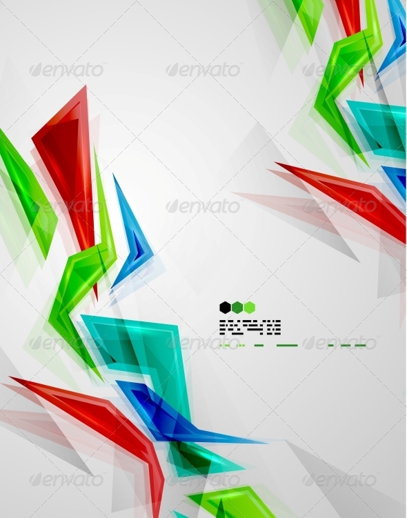 Colorful Glass Pieces - Web Technology