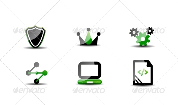Modern Vector Web Green - Web Technology