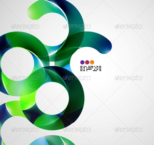 Colorful Abstract Swirl Background - Miscellaneous Conceptual