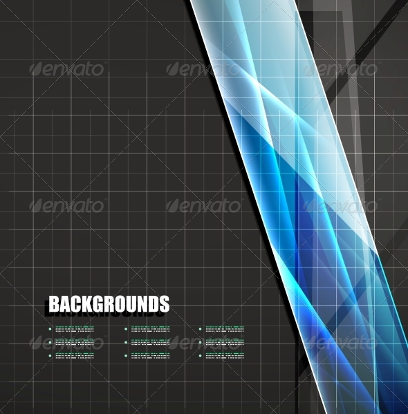 Colorful Glass Lines Vector - Computers Technology