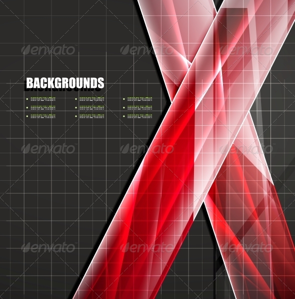 Colorful Glass Lines Vector - Computers Technology