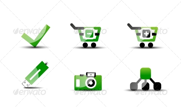 Modern Green Web Vector - Web Technology