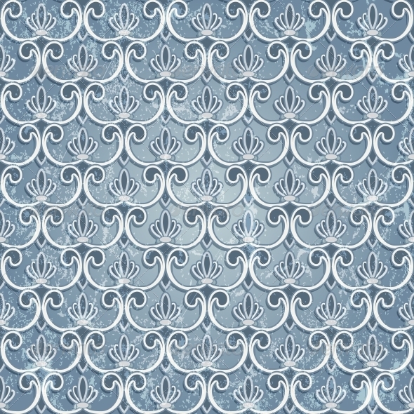 Blue Seamless Wallpaper - Patterns Decorative