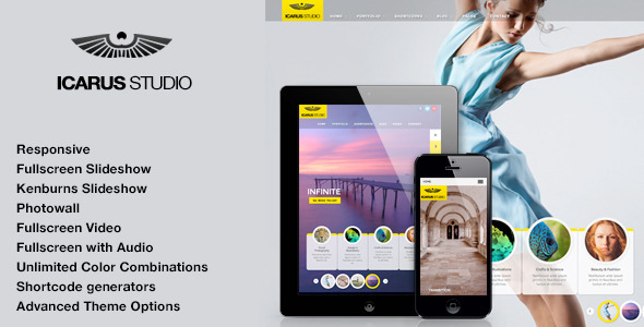 iCarus Photography - ThemeForest 4913543