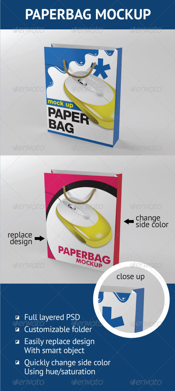 Paper Bag Mockup