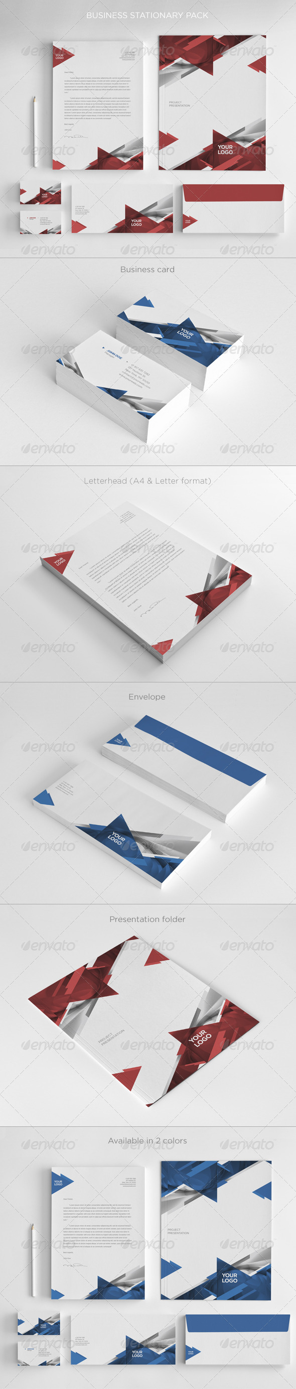 Business Stationary Pack - Stationery Print Templates