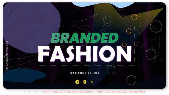 Branded Fashion Promo Product Promo template preview