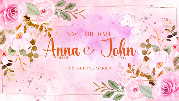 Indian Wedding Invitation Premiere Pro template preview