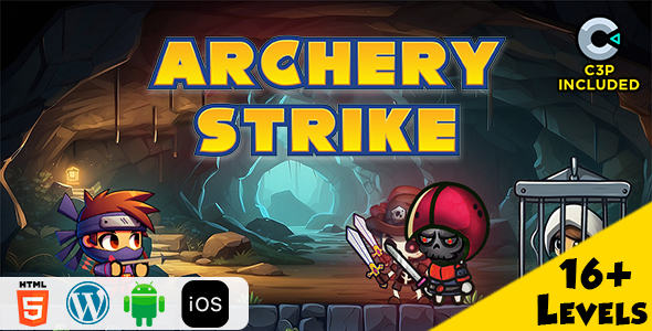 Archery Strike HTML5 Construct 3 Game