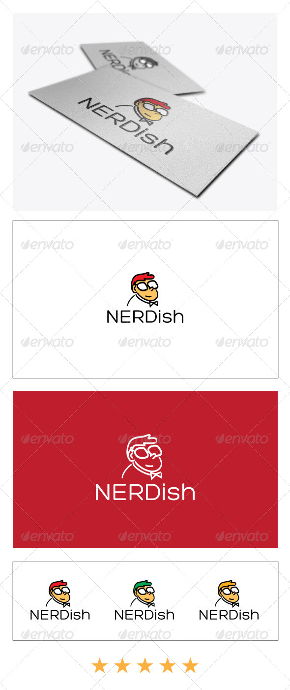 Nerd Logo Template - Humans Logo Templates