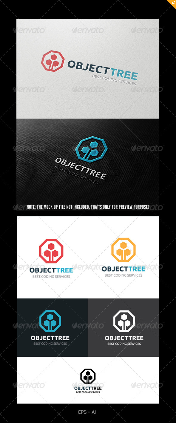 Object Tree Logo - Objects Logo Templates