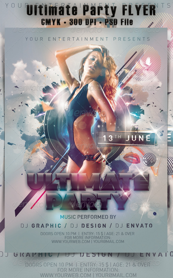 Ultimate Party Flyer - Events Flyers