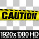 Yellow Caution Boundary Tape - 5 Videos - VideoHive Item for Sale