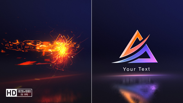 Flash Glitch Logo Reveal Logo Stings template preview