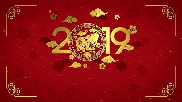 Chinese New Year 2019 Background By Victorybox Videohive