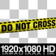Yellow Crime Scene Do Not Cross Tape - 5 Videos - VideoHive Item for Sale