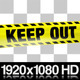 Yellow Keep Out Boundary Tape -  5 Videos - VideoHive Item for Sale