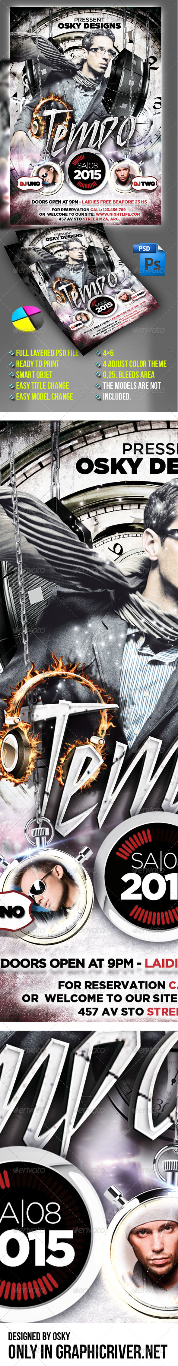 Tempo Flyer Party - Clubs & Parties Events