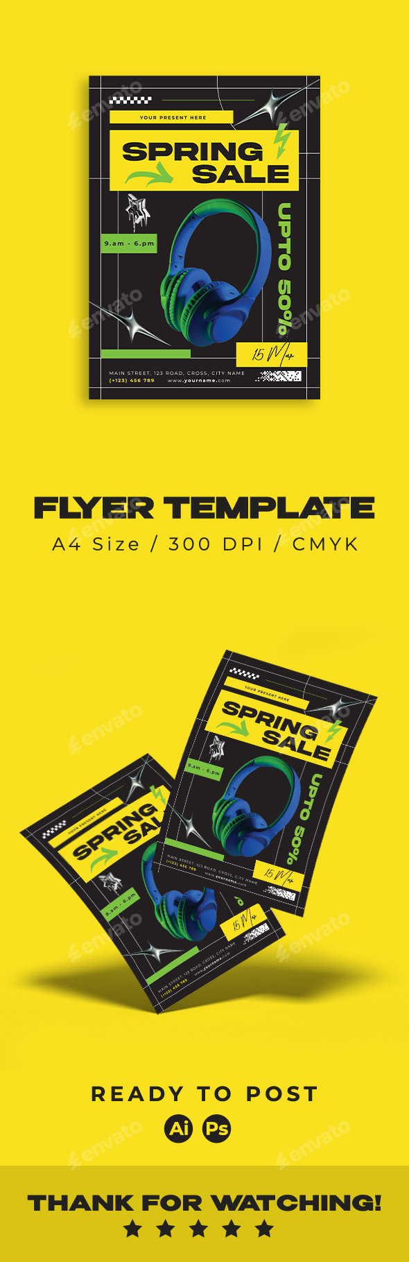 Spring Product Sale Flyer