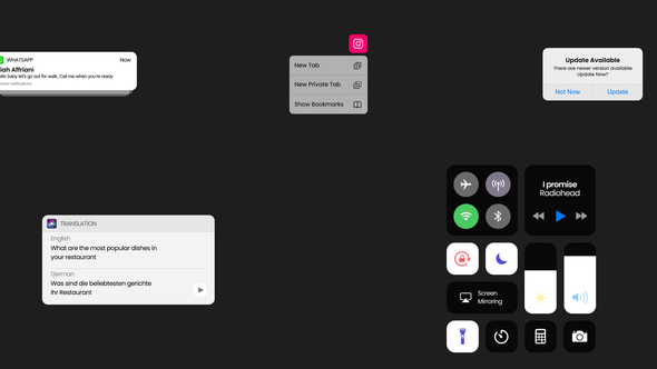 UI Mobile Phone Elements Elements template preview