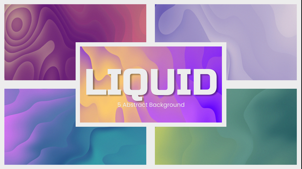 Liquid Background Elements template preview