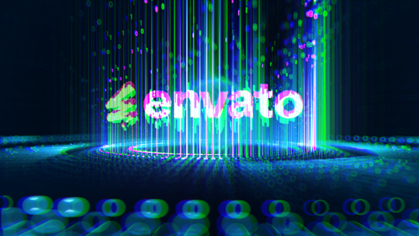 Data Flow Logo Reavel Logo Stings template preview