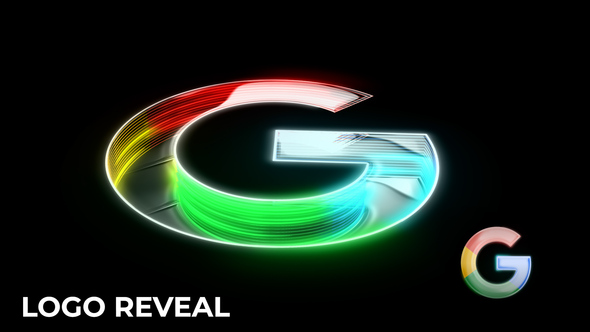 Neon Logo Reveal Logo Stings template preview