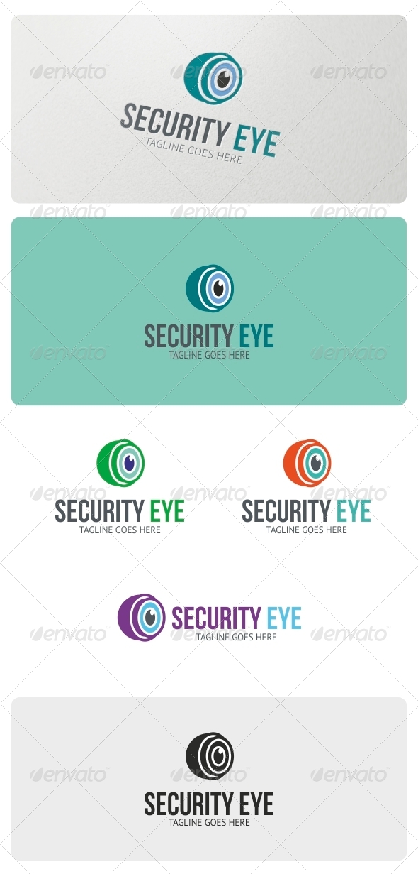 Security Eye Logo Template - Symbols Logo Templates
