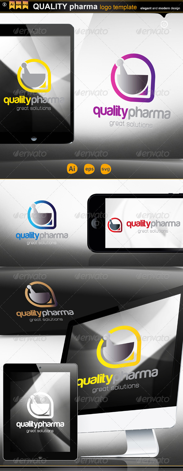 Quality Pharma - Logo Templates