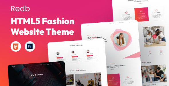 Redb – HTML5 Fashion Website Template