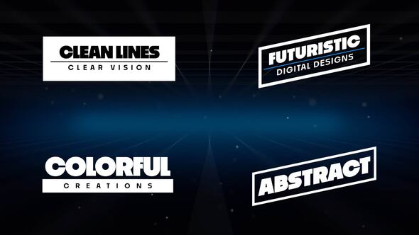 Animated Titles Titles template preview