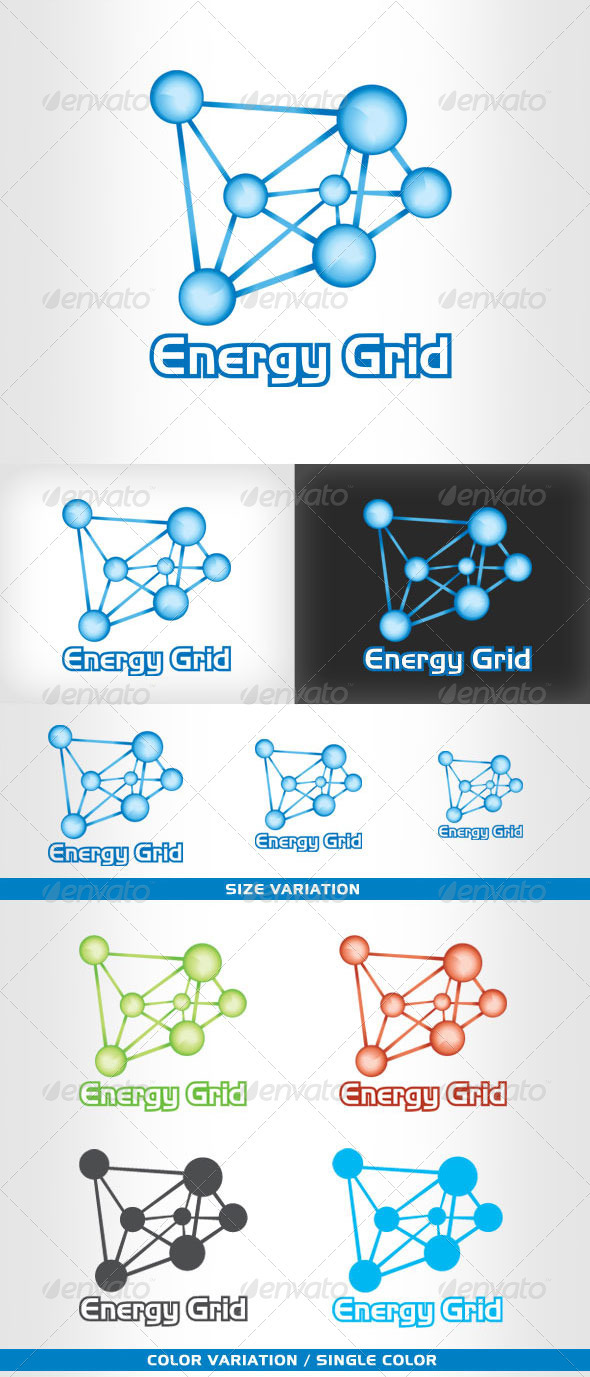 EnergyGrid - Logo for Business - Vector Abstract