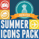 Summer Animated Icons Pack - VideoHive Item for Sale