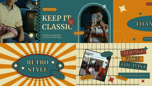 Retro Style Video Display Video Displays template preview