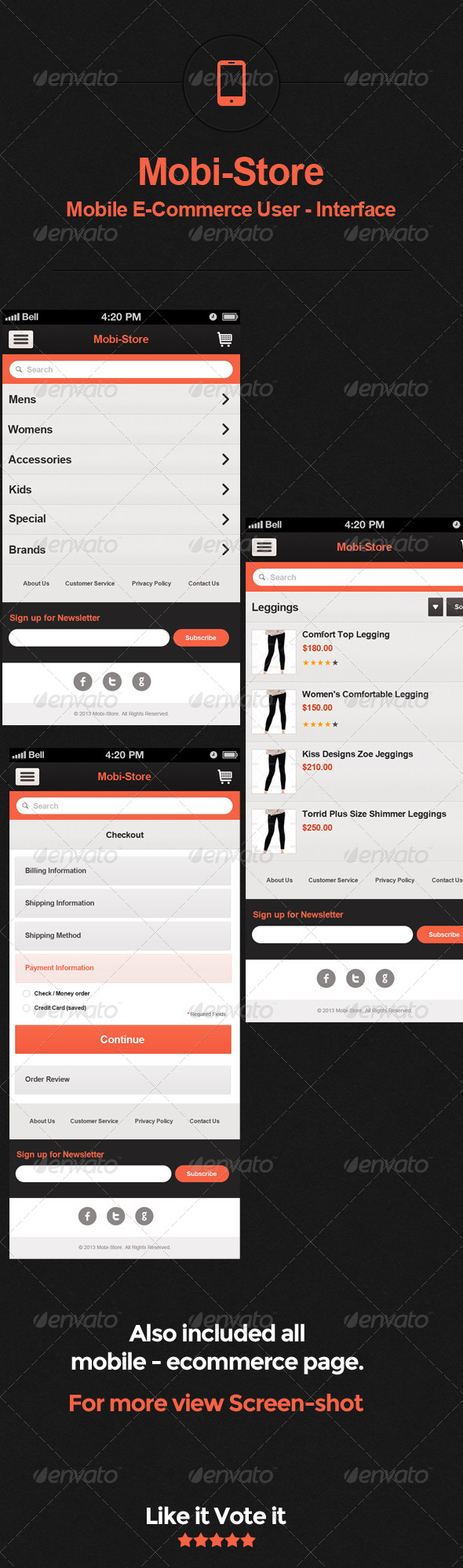 Mobi-store:Mobile E-Commerce User - Interface - User Interfaces Web Elements