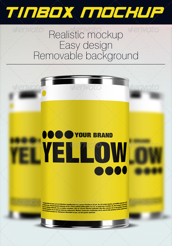 Grapulo's Tinbox Mockup - Miscellaneous Packaging