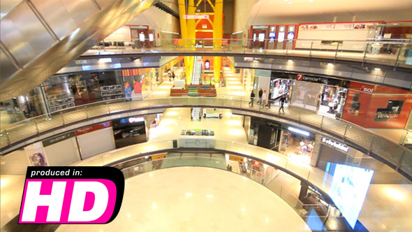 A Lift At Mall, Stock Footage | VideoHive