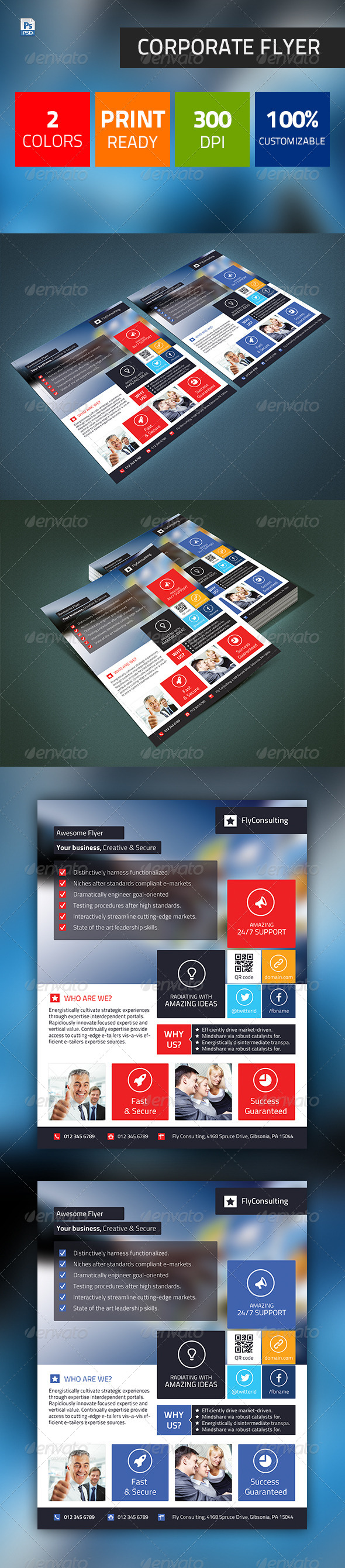 Corporate Clean Business Flyer - Corporate Flyers
