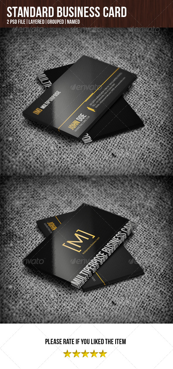 Standard Business Card - Corporate Business Cards
