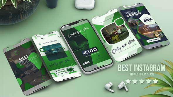 Instagram Reel Video Displays template preview